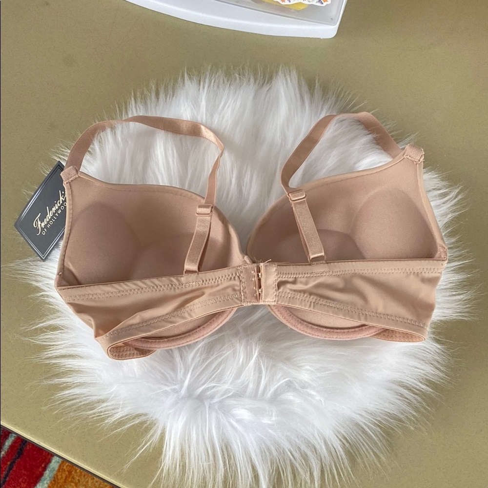 NWT Frederick's of Hollywood Krystal micro push up bra size 32D color late - Picture 2 of 9